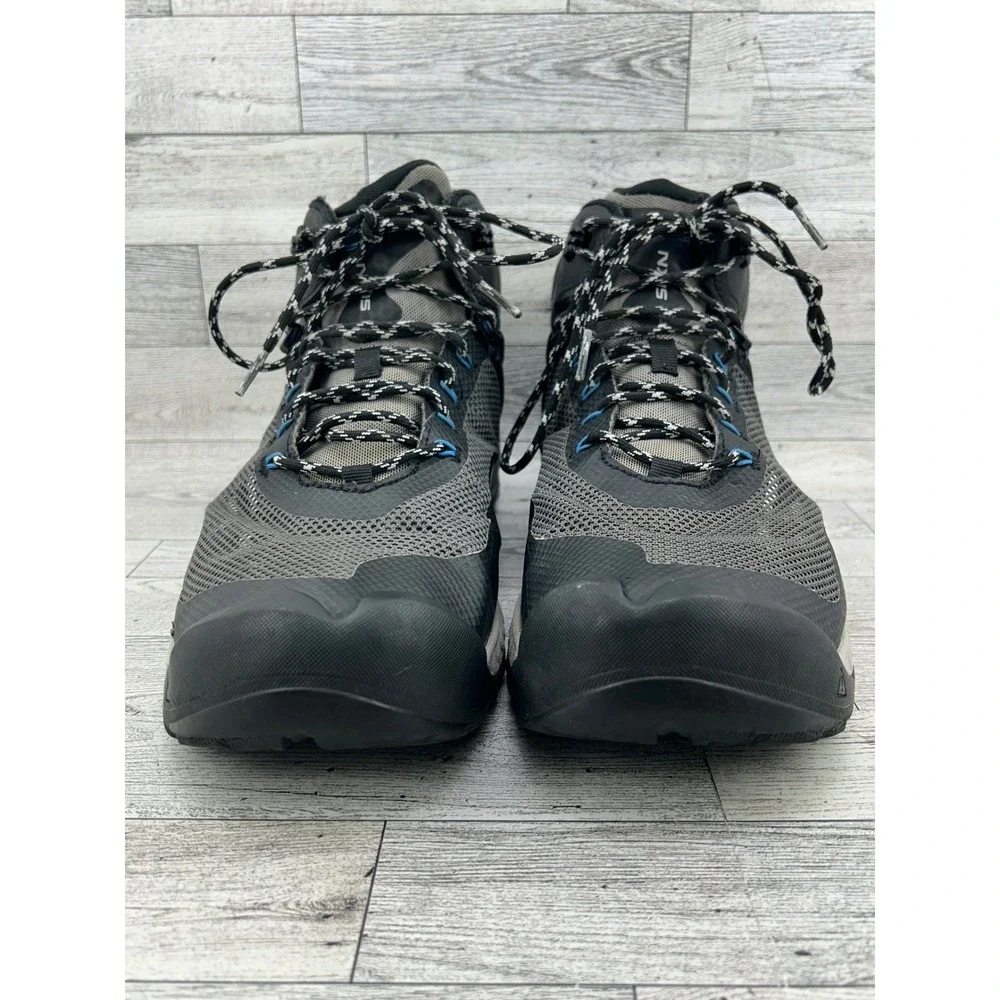 KEEN Konnectfit Waterproof Mid Hiking Boots Men's‎ Size 11.5 Gray Blue